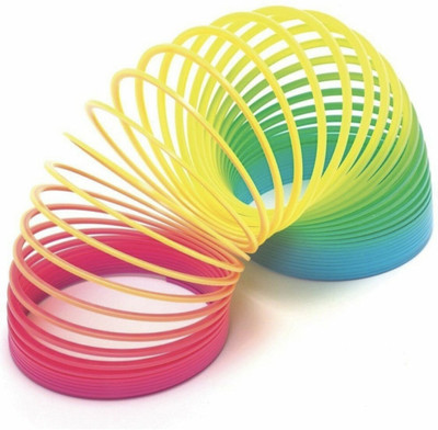 Gamiii Baby and Kids Rainbow Color Toy Magic Spring (Multi Color) Spring Gag Toy(Multicolor)