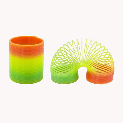 NAVDEEP COLLECTION Rainbow Spring Toy Set Of 2 Spring Toy Gag Toy