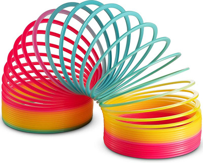 Shivsoft Baby and Kids Rainbow Toy Magic Spring (Multi Color) Toy Magic Spring 1pc Magic Spring Gag Toy(Multicolor)