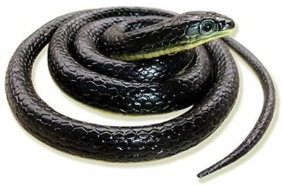 BBS DEAL ( pack of 1 ) 28 inches snakes wild toys rubber .multiclor snack Gag Toy(Multicolor)
