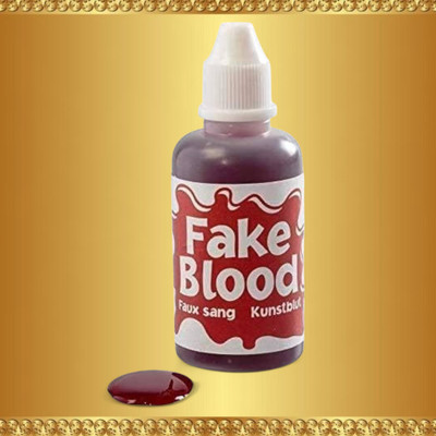 taka saki FAKE BLOOD FOR KIDS ,REALISTIC LOOK ARTIFICIAL BLOOD GAG TOY (safe & non-toxic) FAKE BLOOD Gag Toy