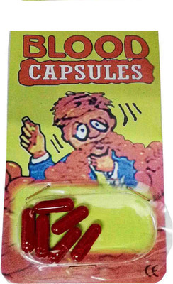 PTCMart Blood Capsule Magic Tricks for Prank and Fun Party 6pcs gag toy Gag Toy