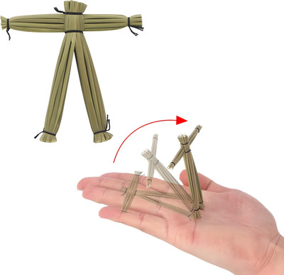 MYSTIFY MAGIK Rising Voodoo Doll Magic Trick Haunted Levitation Effect No Threads or Wires Rising Voodoo Doll Magic Trick Gag Toy