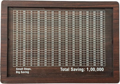 XORTIC Money bank 100000 gullak piggy bank for kids coin bank saving box Coin Bank(Brown)