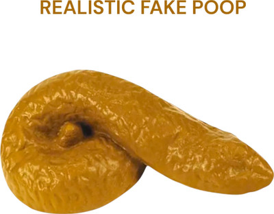 taka saki gag toy fake poop for prank artificial fake poop for kids (1 pcs) fake poop Gag Toy(Brown)