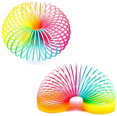 NAVDEEP COLLECTION Magic Rainbow Spring Pack Of two Spring Gag Toy(Multicolor)