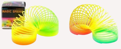 NAVDEEP COLLECTION Set Of two Rainbow Spring Toy Spring Gag Toy