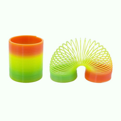 NAVDEEP COLLECTION Pack Of 2 Rainbow Spring Toy Spring Toy Gag Toy