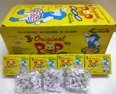 Toyshala pop pop Diwali Small Crackers Set For Childrens Pollution Free Pack of 36 Pcs Special POP POP Magic Wrinkle Sound for Kids No 1 Quality Gag Toy