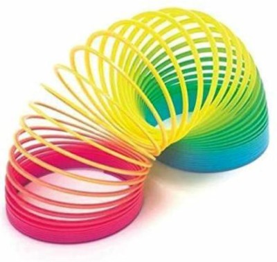 RM CREATION Super Magic Rainbow Slinky I Original Plastic Coil Fidget Spring Toy Gag T SPRING TOY Gag Toy