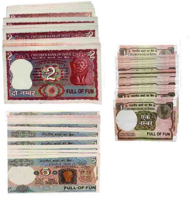 PTCMart Dummy Currency note 50 each 1-2 | 5 Notes 150pcs gag fake notes Gag Toy