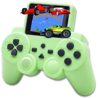 HG WORLD Retro S10 Gamepad gaming console forPortableStyle Pocket GameBox Handheld Gaming 3.5TFT Screen Rechargeable Battery handheld console Hand video game for tv 128MB GB with 520+Preinstall video game handheld,Best Gift All Ages Mario Game,Mortal Kombat(Green, Mini Video Game for Kids & Modern G
