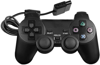gamseria Ps-2 Wired Doubleshock Remote Controller For Playstation-2 Gamepad(Black, For PS2) gamseria Ps-2 Wired Doubleshock Remote Controller For Playstation-2 Gamepad(Black, For PS2)