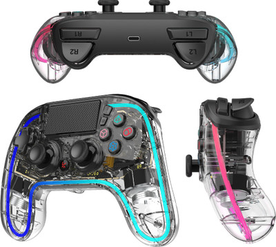Kreo Mirage Wireless RGB Gaming controller gamepad For iOS, Android, PS4 and PC Bluetooth  Gamepad(Black, For Android, iOS, PC, PS4, Windows 10)