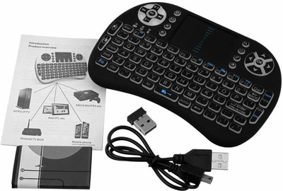AMUSING Universal Wireless Mini Keyboard Perfect control Gaming, PC, Smart phone USB  Gamepad(Black, For Android)