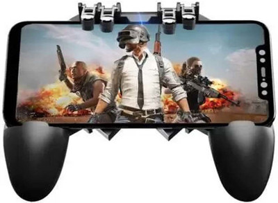Lussata AK-66 All-in-One PUBG Remote Controller, Six Finger for All iOS & Android Phones  Gamepad(Multicolor, For iOS)