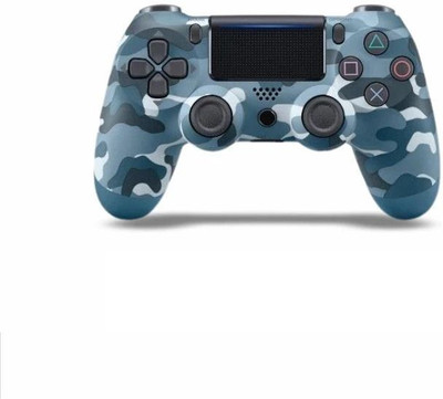 HG WORLD PS4 Controller DualShock 4 Wireless Playstation Controller for PC Bluetooth  Gamepad(Camo Blue, Gaming Remote, Vibration Joystick, HighPerformance, Best Value, For PS4 Console, For PS4, PC, Windows 10)