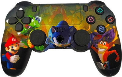 HG WORLD PS4 Playstation Controller Dualshock 4 Wireless,High Performance Dual Motor Bluetooth Gamepad(Multicolor, For PS4, PC, Windows 10)