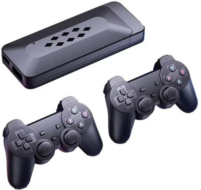 DRUMSTONE Game Stick M33 4K HD Retro Video Game Console with 37,000  Gamepad(Black, For PC)