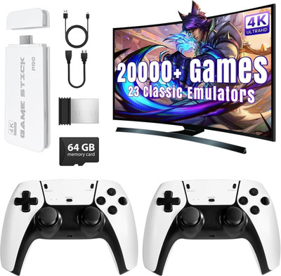 SHAILRON M15 2.4GHz Wireless TV Game,9+ Emulators, 20,000+ Games Wi-fi Gamepad(White, 3 Month warranty any manufacturing defect with warranty certificate, For Android) SHAILRON M15 2.4GHz Wireless TV Game,9+ Emulators, 20,000+ Games Wi-fi Gamepad(White, 3 Month warranty any manufacturing defect with warranty certificate, For Android)