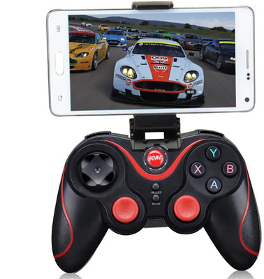 ENTWINO X3 Game Controller Wireless/BT Gamepad for Android Phone, Laptop & Smart TV Bluetooth  Gamepad(Black & Red, For Android, Mac OS, iOS, PS3)