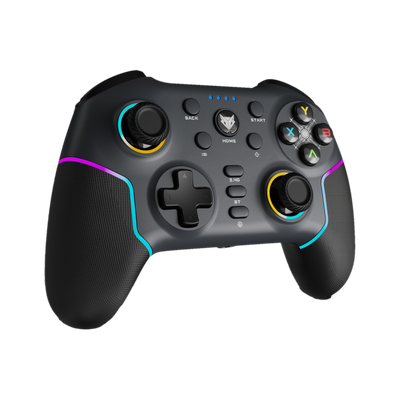 EVOFOX Elite X2 Pro Tri-Mode Wireless/BT/Wired Hallsense Magnetic Joysticks & Triggers Bluetooth Gamepad(Grey, For Android, Mac OS, Nintendo Switch, PC, PS3, Steam Deck, Windows 10, iOS)