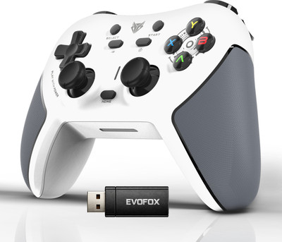 EVOFOX One S Universal 3-Mode Wireless & Wired Gamepad(White, For PC, iOS, Android, PS3, PS4, Switch)