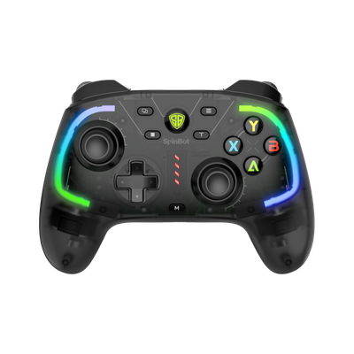SpinBot Astro GX2 Wireless PC Controller with-1000Hz Poling Rate-Hall Effect-Turbo Mode Gamepad(Black, For PC, Windows 10, Mac OS)