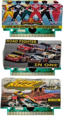 COUNTACH 8 Bit TV Video Game Cassettes Like POWER RANGER, ROAD FIGHTER, ZIPPY RACE  Gaming Accessory Kit(Multicolor, For Wii U)