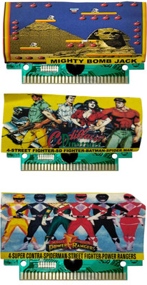 COUNTACH 8 Bit TV Video Game Cassettes Like MIGHTY BOMB JACK, MUSTAFA, POWER RANGER  Gaming Accessory Kit(Multicolor, For Wii U)