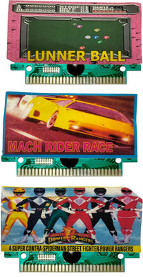 COUNTACH 8 Bit TV Video Game Cassettes Like LUNNERBALL, MACH RIDER RACE, POWER RANGER  Gaming Accessory Kit(Multicolor, For Wii U)