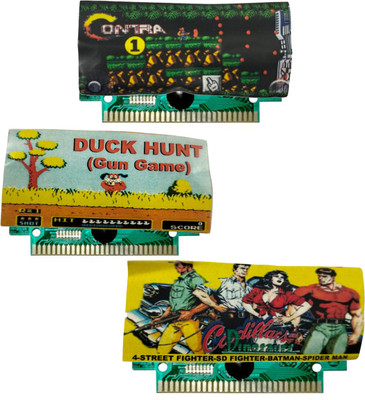 COUNTACH 8 Bit TV Video Game Cassettes Like CONTRA 1,DUCK HUNT, MUSTAFA  Gaming Accessory Kit(Multicolor, For Wii U)