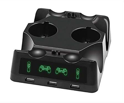 Tobo Game-pad Controller Charging Charger Dock Handle Compatible with PS4 TD-331GA  Gaming Accessory Kit(Black, For PS4)