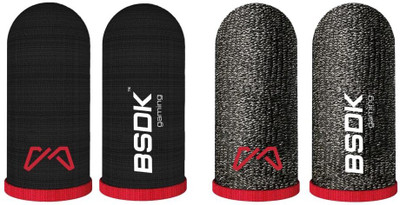 BSDK Gaming Thumb and Finger Sleeves | With Portable Box | Made for PUBG, CODM and freefire Finger Sleeve(Pack of 2)