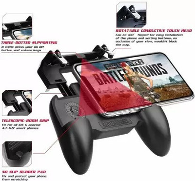 SARA PUBG Mobile Controller - Mobile Game Controller for BGMI Gamepad  Gaming Accessory Kit(Black, For Android, iOS)