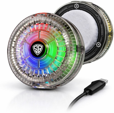 SpinBot IceDot Mag Air 15W Magnetic Mobile Gaming Cooler Ultra Lite-Ultra Slim|RGB Light  Gaming Accessory Kit(Black, For Android, iOS)