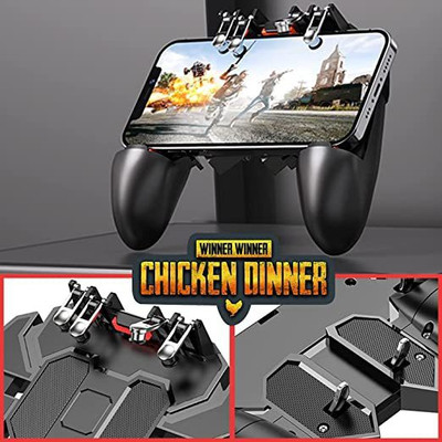 WILDROSE TECHNOLOGIES TP 4 PUBG  Gaming Accessory Kit(Black, For Android)