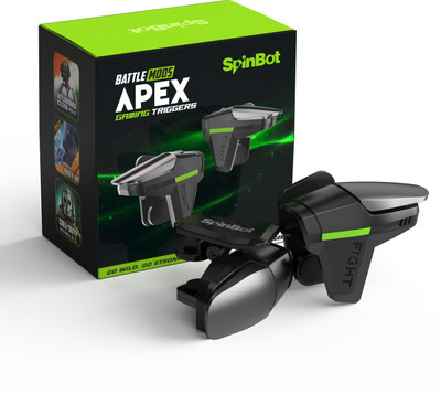 SpinBot BattleMods Apex Mobile Gaming Trigger For BGMI,PUBG,COD Free Fire  Gaming Accessory Kit(Black, Grey, For Android, iOS)
