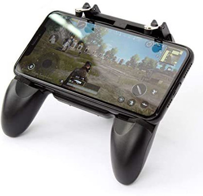Lussata PUBG Game Controller W10 2 in 1 Game Controller L1 R1 Shoot Aim Button  Gaming Accessory Kit(Black, Grey, For Android, iOS)