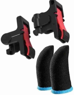 SARA Trigger and finger sleeve combo pack for all types mobile games  Gaming Accessory Kit(Black, For Android, iOS)