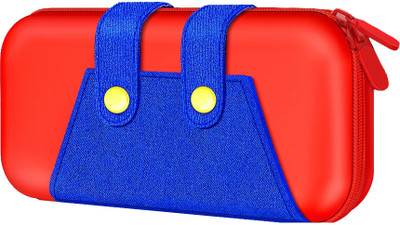 OIVO INDIA Travel Case Pouch For Nintendo Switch & Switch Lite Console Portable Carry Cover  Gaming Accessory Kit(Red, Blue, For iOS)