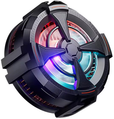 Zusix AL12 Magnetic Mobile Radiator Cooling Fan, Semiconductor Phone Instant Gaming Ergonomic Cooling Pad with Adjustable Height(Black)