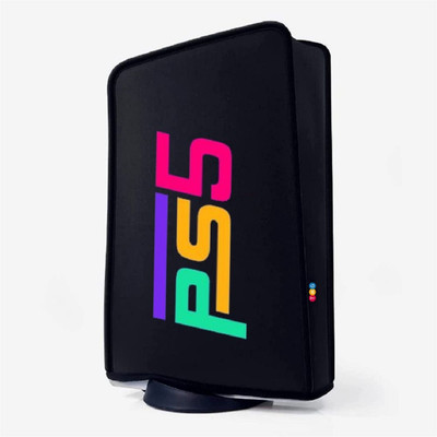 TMG PS5 Dust Cover for P55 Console Dust Cover for Digital Edition& Disc Edition  Gaming Accessory Kit(Black, For PS5)