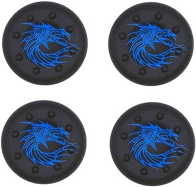 TMG Silicone Thumb Grip for PS5,PS4,PS3, Xbox One,and NS-PRO Controller(4Pcs)  Gaming Accessory Kit(Black&Blue, For PS5, PS4, PS3, Xbox One, Xbox 360)