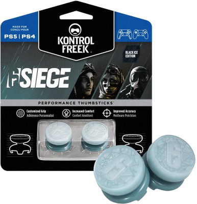 KontrolFreek Performance Thumbsticks Six Siege: Black Ice – PS4/PS5 Controller  Gaming Accessory Kit(White, For PS5, PS4)