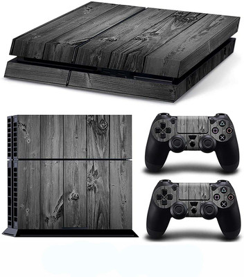 A1GRAPHIX PS4 Console and 2 Controller Decal Cover+ 4 Led bar Decal Sticke A  Gaming Accessory Kit(Grey, For PS4)