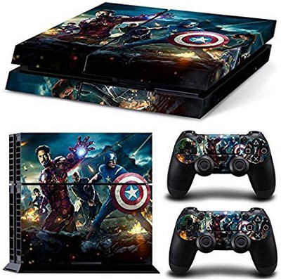 GRAPHIX DESIGN PS4 Console and 2 Controller Decal Cover+ 4 Led bar Decal Sticker S7  Gaming Accessory Kit(Multicolor, For PS4) GRAPHIX DESIGN PS4 Console and 2 Controller Decal Cover+ 4 Led bar Decal Sticker S7  Gaming Accessory Kit(Multicolor, For PS4)