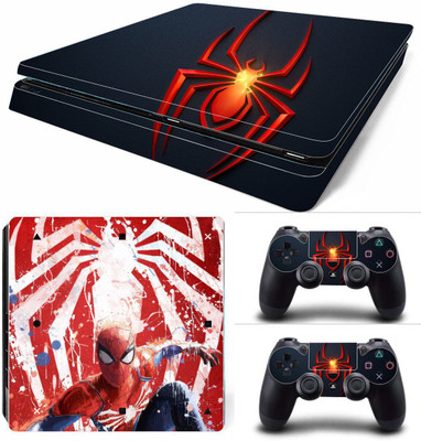 A1GRAPHIX Theme 3M Skin Sticker Cover for PS4 Slim Console and Controllers  Gaming Accessory Kit(Multicolor, For PS4)