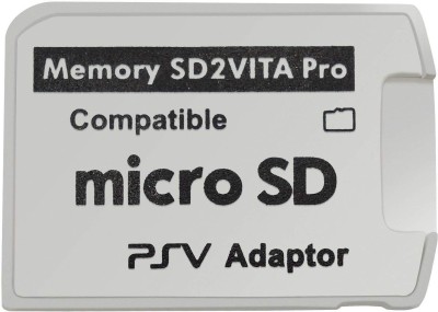 TCOS Tech SD2Vita 5.0 Memory Card Adapter for PS Vita 1000/2000 Micro SD Adapter SD2VITA  Gaming Accessory Kit(White, For PSP)