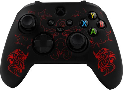 OIVO INDIA Black Dragon Design Controller Silicone Cover Case Xbox Controller Skin Xbox X/S  Gaming Accessory Kit(Multicolor, For Xbox)